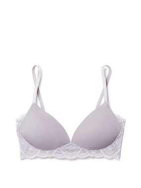Adore Me Victoria's Secret Light Lavender wireless T-shirt bra Size 32DDD New